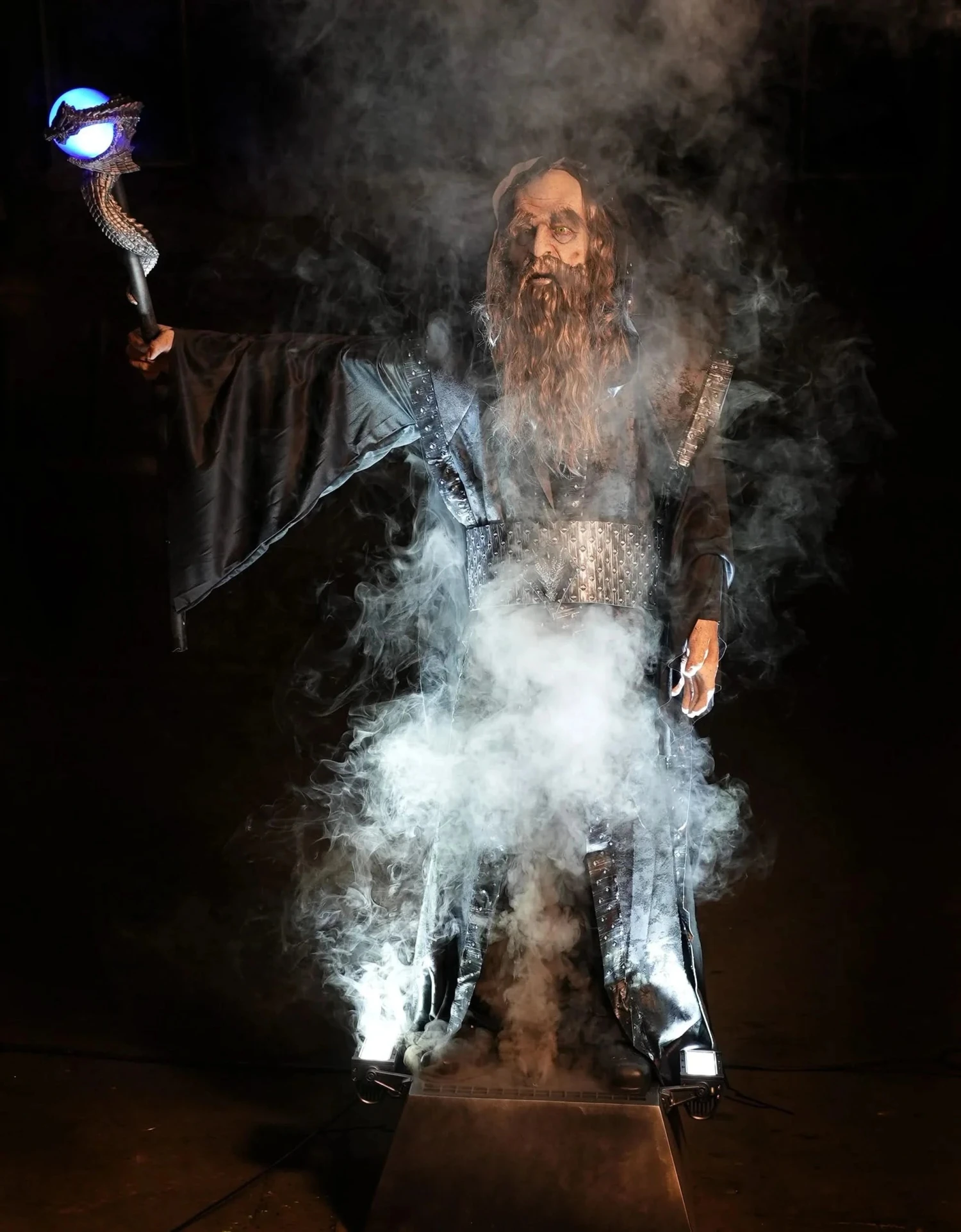 "Ancient Wizard" Halloween Animatronic 5 "Ancient Wizard" Halloween Animatronic - Image 3
