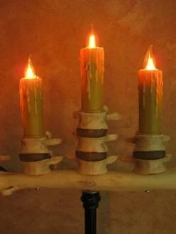 "Candelabra Table Top Halloween Prop W/ 5 Flicker Candles" Haunted House Lighting -Halloween Props Promotion candelabra table top halloween prop w 5 flicker candles haunted house lighting 23614436609