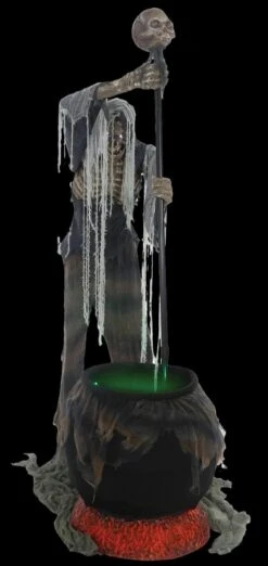 "Cauldron Creeper" Electric Animated Halloween Prop