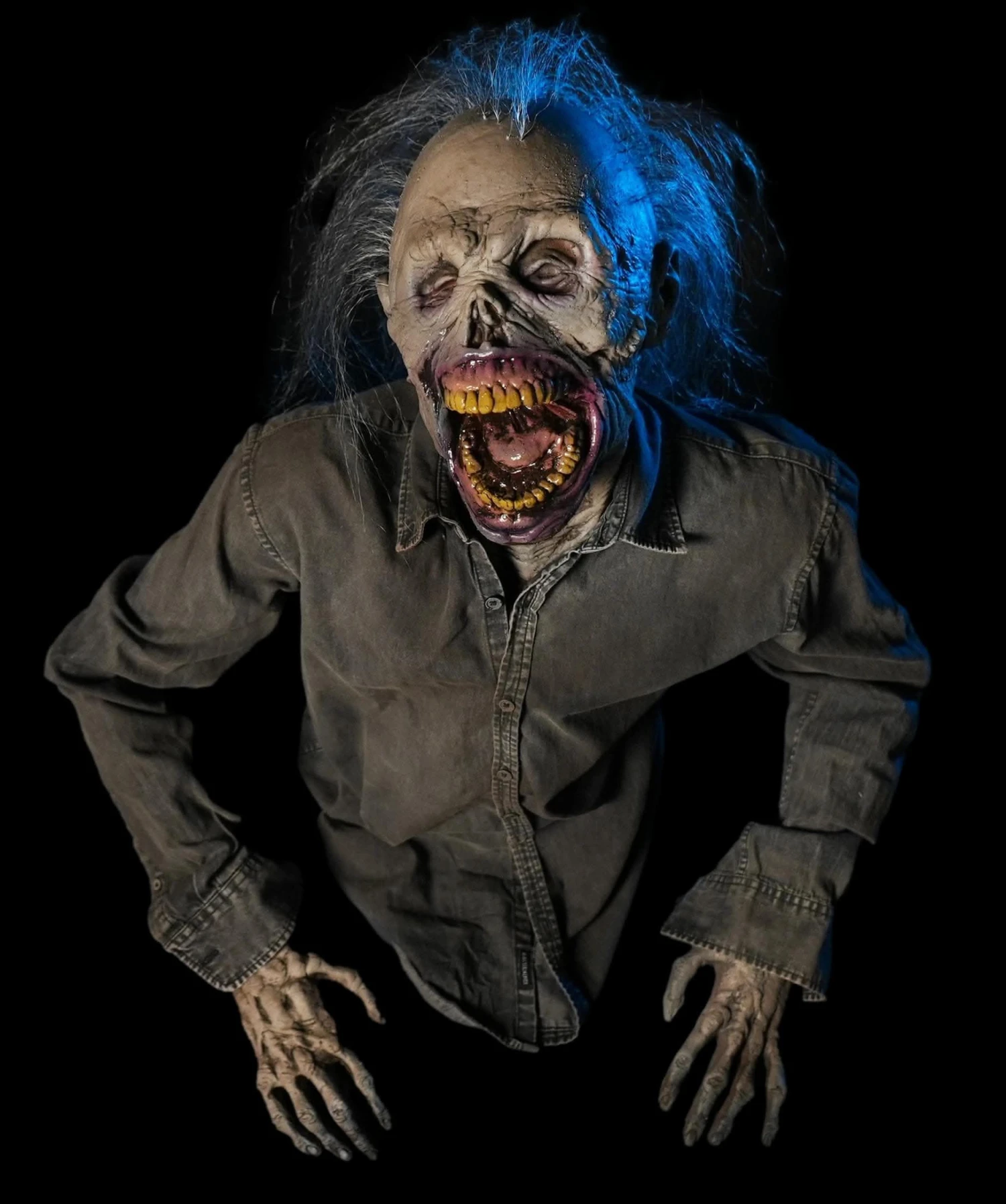 "Death Rising" Electric Animated Zombie Halloween Prop 3 "Death Rising" Electric Animated Zombie Halloween Prop