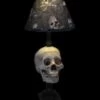 "Desk Lamp With Life-size Skull And Bone Shade" Haunted House Lighting
