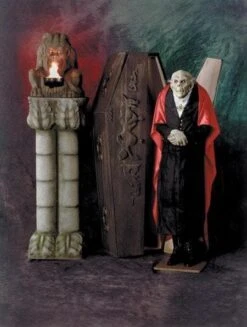 "Dracula Coffin" Upright Halloween Prop