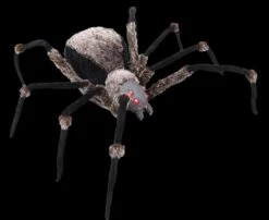 "Giant Spider With LED Eyes" Monster Halloween Prop