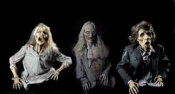 "Gravebuster Zombies" Animated Graveyard Props - Package Deal