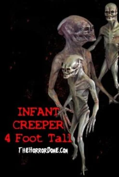 "Infant Creeper" Professional Halloween Alien Prop - 4 Feet Tall