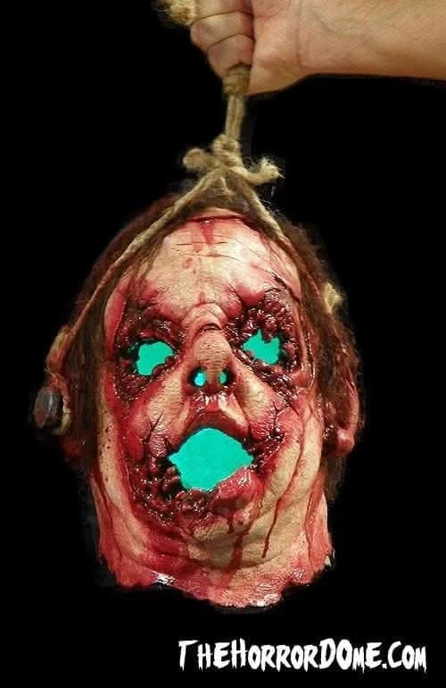 "Jack The Lantern" Lighted Severed Head Halloween Prop