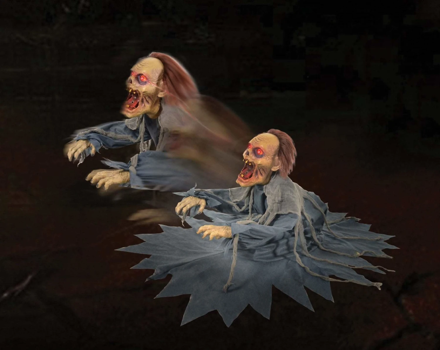 "Lunging Zombie Reaper" Electric Animated Halloween Prop - Open Box 3 "Lunging Zombie Reaper" Electric Animated Halloween Prop - Open Box