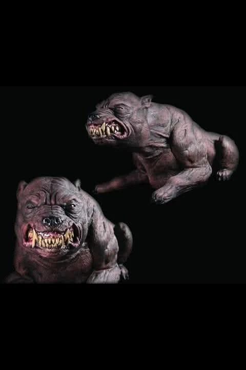 "Mad Dog" Electric Animated Halloween Prop