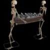 Poseable Skeletons Carrying Coffin Halloween Decoration -Halloween Props Promotion poseable skeletons carrying coffin halloween decoration 30408484552752