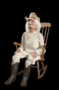 "Rocking Grandpa" Electric Animated Halloween Prop