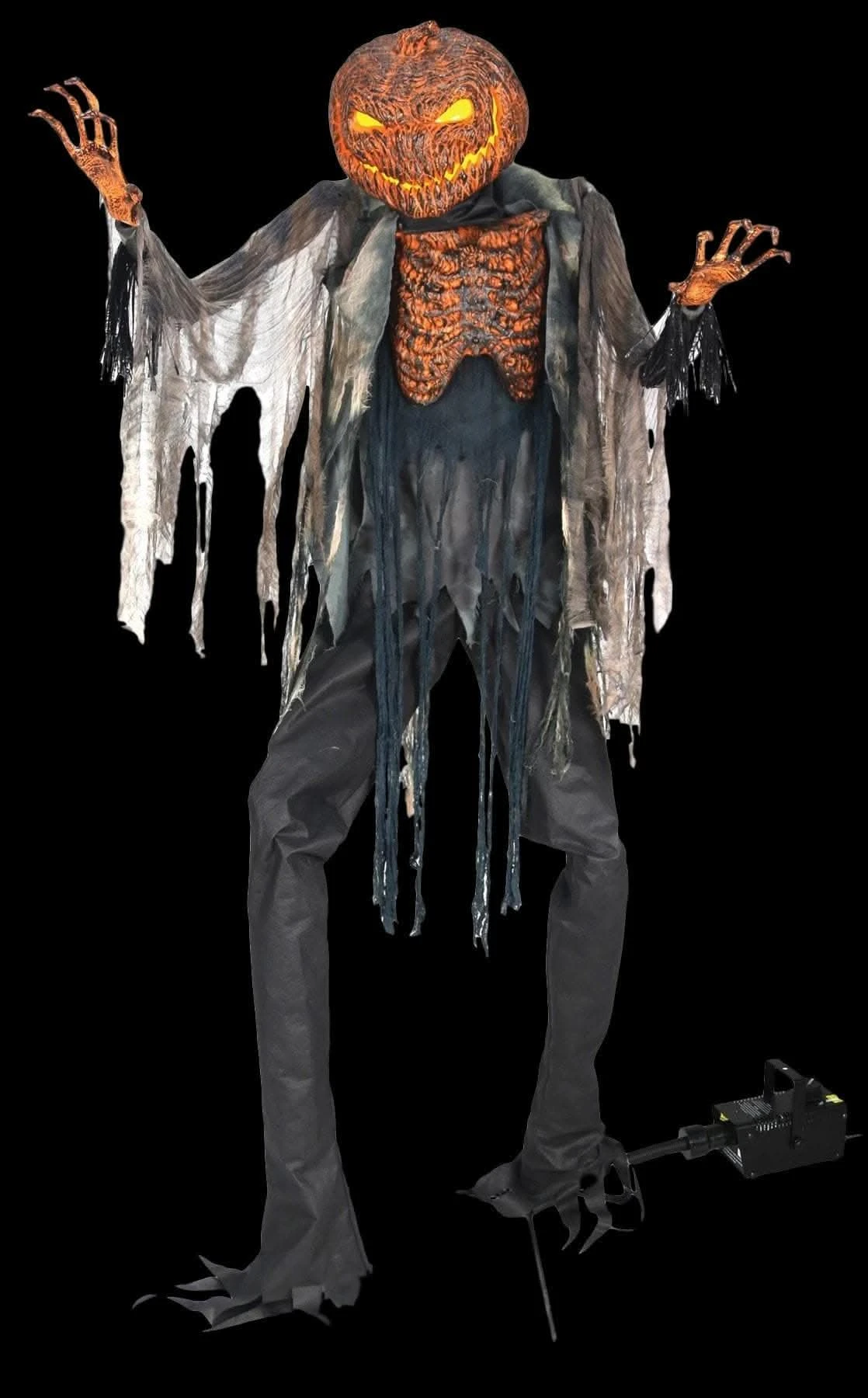 "Scorched Scarecrow" Halloween Prop With Fog Machine 3 "Scorched Scarecrow" Halloween Prop With Fog Machine
