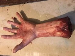 "Severed Left Male Hand - Silicone" Human Body Part Halloween Prop -Halloween Props Promotion severed left male hand silicone human body part halloween prop 11943713144880