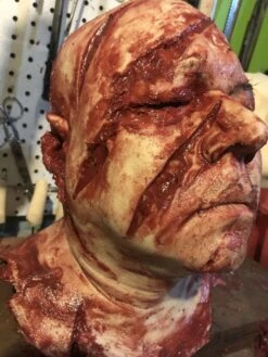"Silicone Severed Head" Gory Halloween Prop -Halloween Props Promotion silicone severed head gory halloween prop 11948591939632