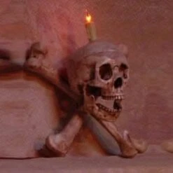 "Skull/Femur Bone Wall Sconce" Haunted House Lighting -Halloween Props Promotion skull femur bone wall sconce haunted house lighting 8721168193