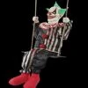 "Swinging Chuckles Clown" Electric Animated Halloween Prop -Halloween Props Promotion swinging chuckles clown electric animated halloween prop 28754897469488